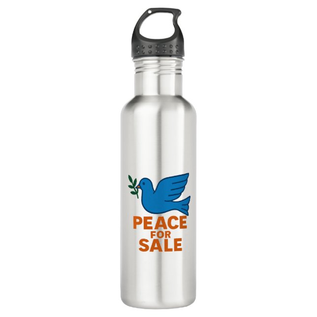 Bouteille D'eau Peace Themed Water Bottles (Devant)