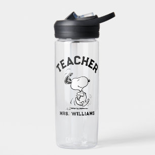 Bouteille D'eau Peanuts   Snoopy Happy Dance Teacher