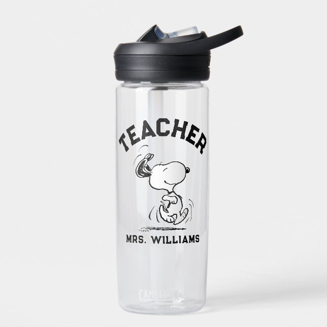 Bouteille D'eau Peanuts | Snoopy Happy Dance Teacher (Gauche)