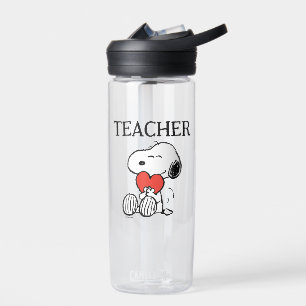 Bouteille D'eau Peanuts   Snoopy Heart Hug Teacher