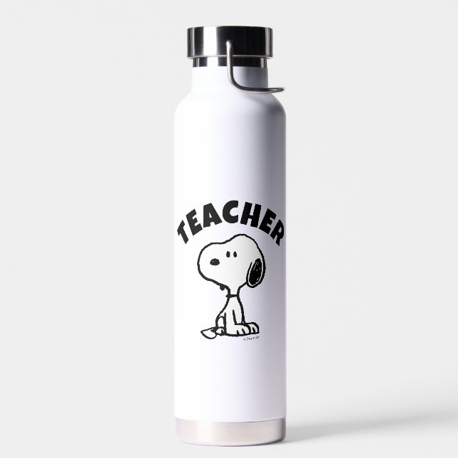 Bouteille D'eau Peanuts | Snoopy Turns Teacher (Gauche)