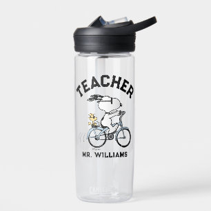 Bouteille D'eau Peanuts Snoopy & Woodstock Bicycle Teacher