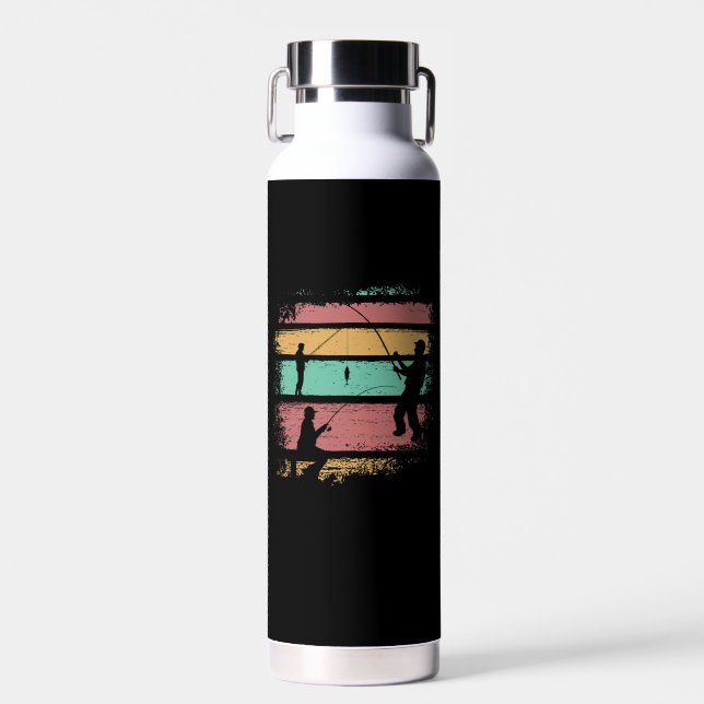 Bouteille D'eau Pêche vintage (Avant)