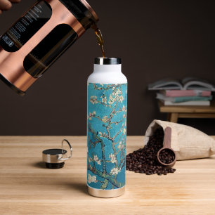 Bouteille D'eau Peinture d'amandiers en fleurs Van Gogh