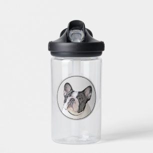 Bouteille D'eau Peinture de Bouledogue Français (Bringé Pied) - Ar