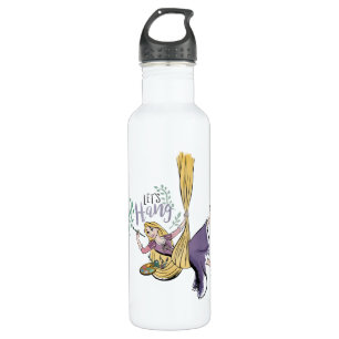 Bouteille D'eau Peinture de Rapunzel "Accrochons-nous"