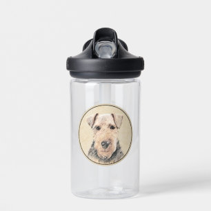 Bouteille D'eau Peinture galloise Terrier - Cute Original Chien Ar