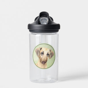 Bouteille D'eau Peinture Sloughis - Joli art original pour chien