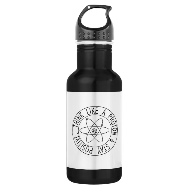 Bouteille D'eau Pensez comme Proton (Devant)
