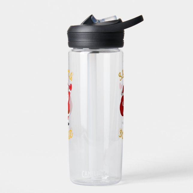 Bouteille D'eau Père Noël Squad (Gauche)