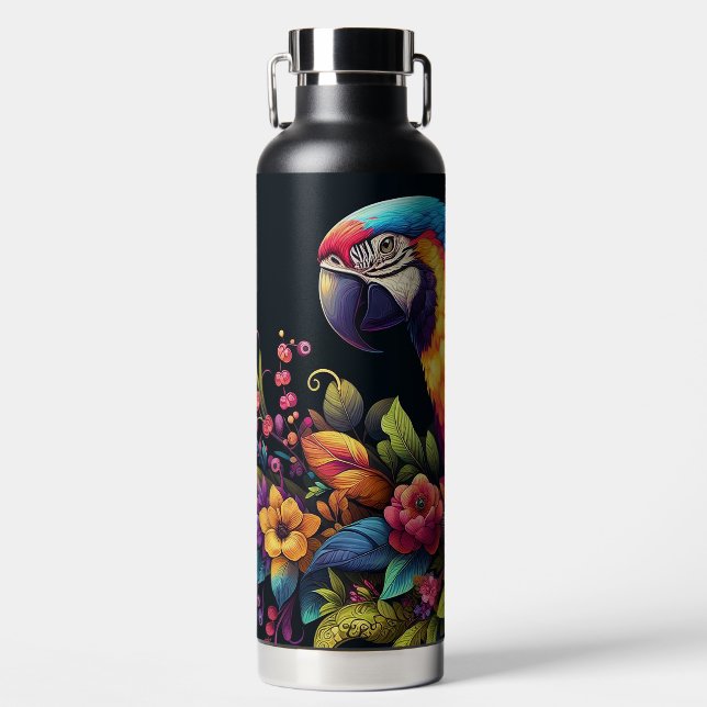 Bouteille D'eau Perroquet Coloré (Avant)