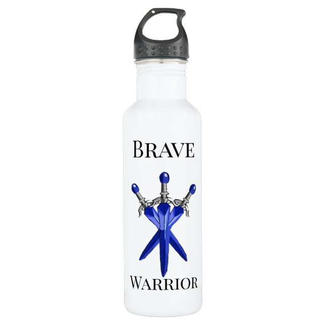 Bouteille D'eau Personalized Blue Sword Kids water Bottle (Devant)