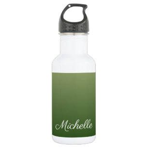 Bouteille D'eau Personalized green