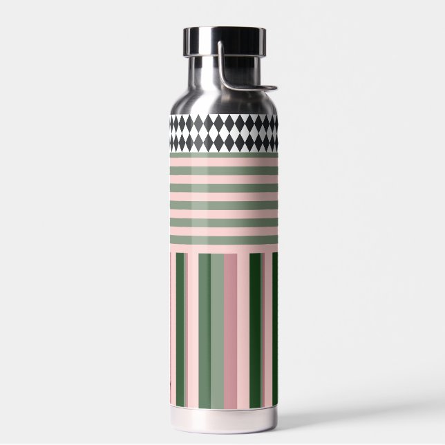 Bouteille D'eau Personalized Modern Pattern Water Bottle (Gauche)