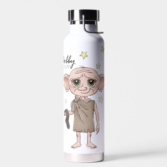 Bouteille D'eau Personnage en aquarelle de Dobby (Gauche)