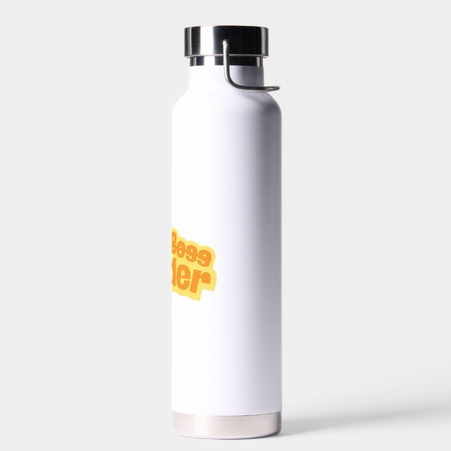 Bouteille D'eau Personnalisation Iam leader pas bogues (Gauche)