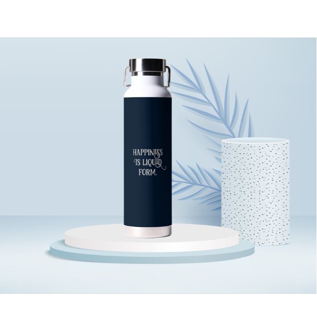 Bouteille D'eau Personnalisé Motivational quote polices blanches (Personalized motivational quotes water bottle )