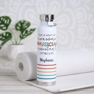 Bouteille D'eau Personnalisé PA Drôle Awesome Médecin Assistant