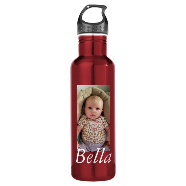 Bouteille D'Eau Personnalisée, Ajoutez Votre Photo (Devant)