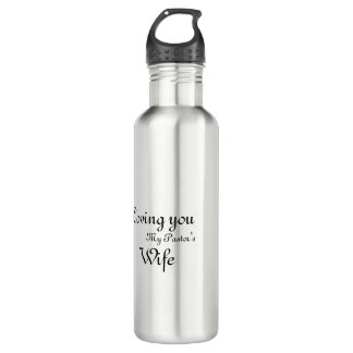 Bouteille d'eau personnalisée pour la femme de vot