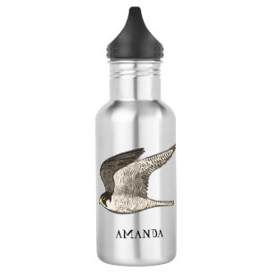 Bouteille D'eau PERSONNALISER IT Peregrine Falcon volant Fierce Bi