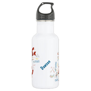Bouteille D'eau Personnaliser le Motif Woodland Fox moderne