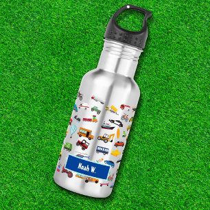 Bouteille D'eau Petit Garçon Things That Move Vehicle Cars Kid