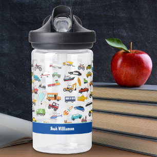Bouteille D'eau Petit Garçon Things That Move Vehicle Cars Kid