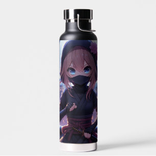 Bouteille D'eau Petite fille guerrière ninja