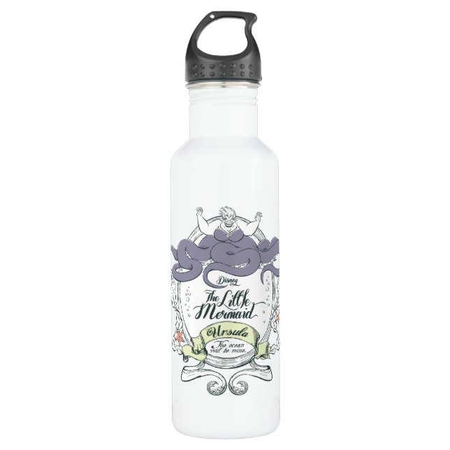 Bouteille D'eau Petite mère| Ursula - L'Océan sera à moi (Devant)
