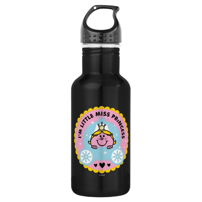 Bouteille D'eau Petite Mlle Princesse | Je suis une princesse (Devant)