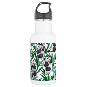 Bouteille D'eau Petits panda sur