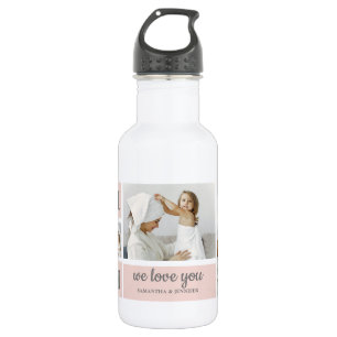 Bouteille D'eau Photo de collection moderne Best Mom Ever Pink Cad