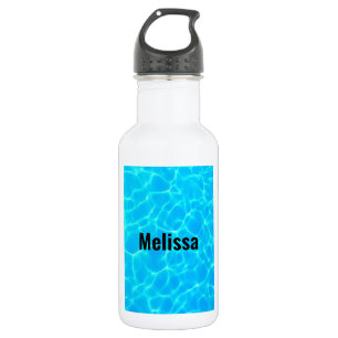 Bouteille D'eau Photo de la piscine bleue
