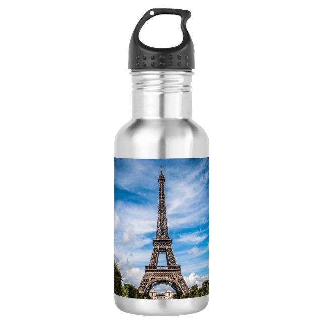 Bouteille D'eau Photo de la tour Eiffel (Devant)