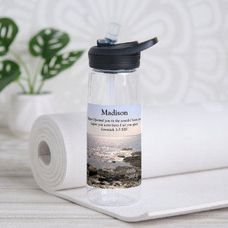 Bouteille D'eau Photo de l'océan Atlantique Dieu savait que vous v