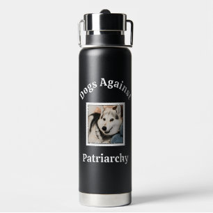 Bouteille D'eau Photo personnalisé Maman Chien Tendance féministe