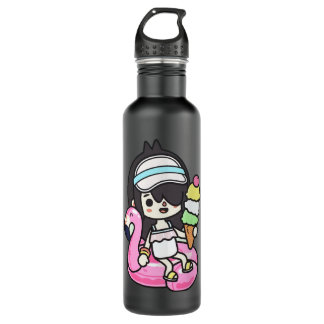Bouteille D'eau Photographie vintage Manga Toca Boca Anime Cadeau 