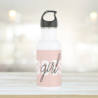 Phrase moderne Pastel Rose fille Boss Phrase