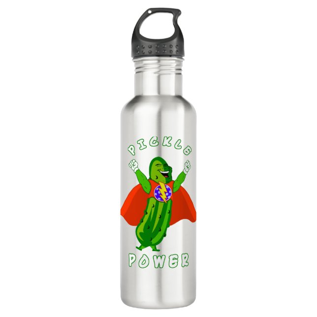 Bouteille D'eau Pickleball Pickleball Power Super Hero (Devant)