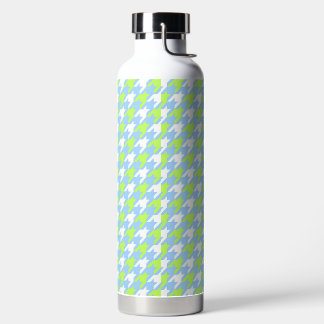 Bouteille d'eau pied-de-poule