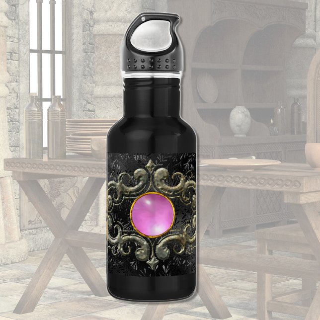 Bouteille D'eau Pierre médiévale rose (Créateur téléchargé)