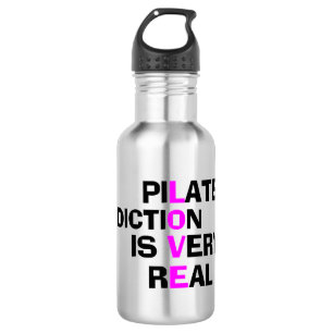 Bouteille D'eau Pilates Addiction Bottle - Unique cadeau amusant