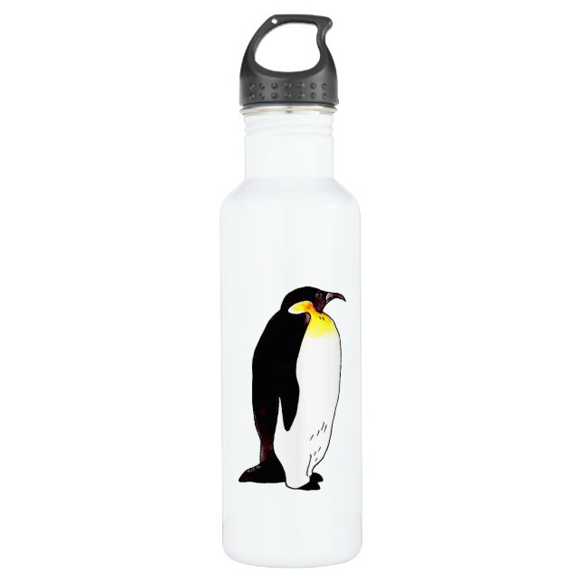 Bouteille D'eau Pingouin d'empereur (Devant)