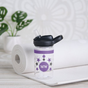 Bouteille D'eau Pingouin pour enfants ajouter des initiales étoile