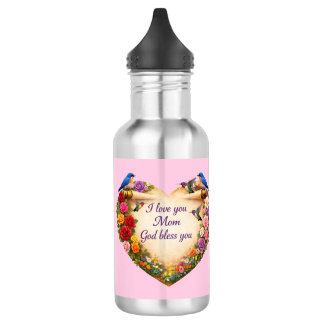 Bouteille D'eau Pink Water Bottle Christian Mother’s Day Gift