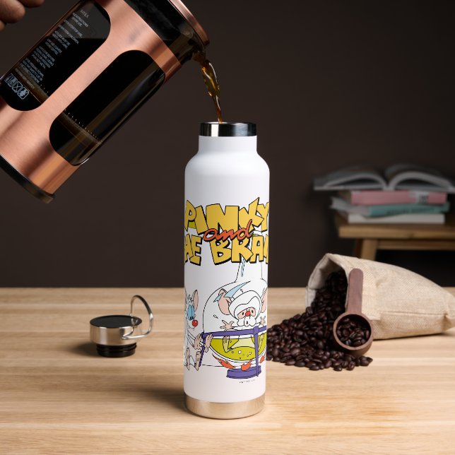 Bouteille D'eau Pinky et le cerveau | Laboratoire (Gym)