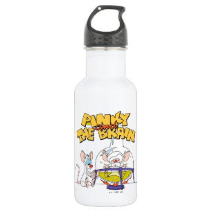 Bouteille D'eau Pinky et le cerveau Laboratoire