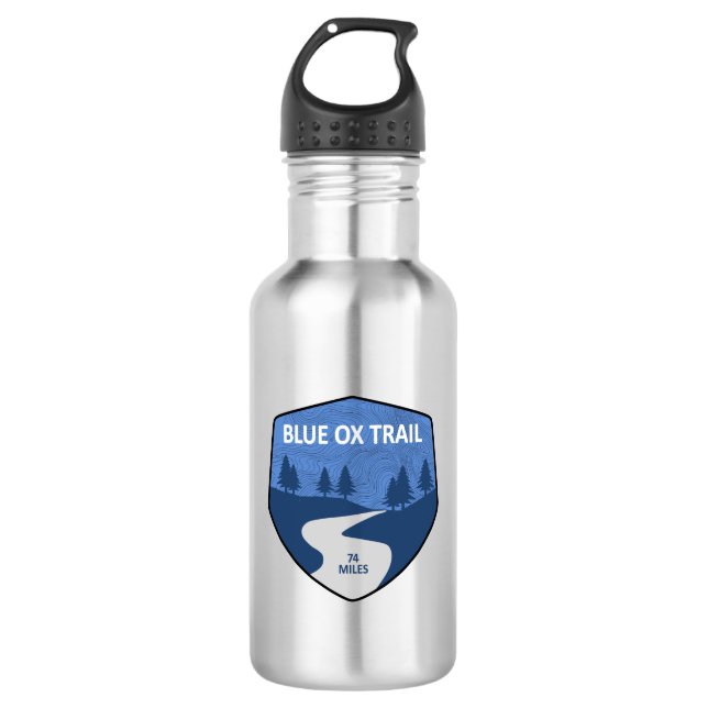 Bouteille D'eau Piste Blue Ox (Devant)