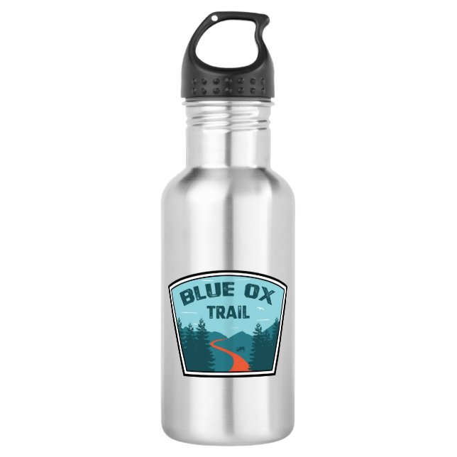 Bouteille D'eau Piste Blue Ox (Devant)